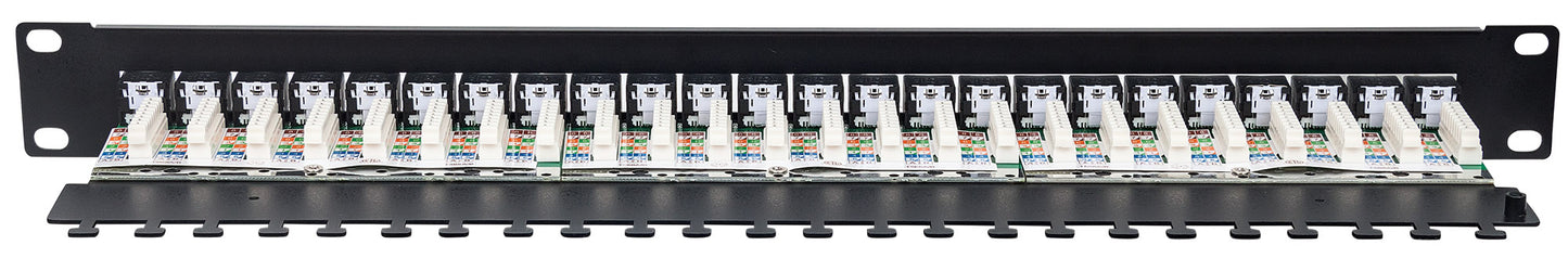 Locking Cat6 24-Port Patch Panel, 1U Image 4