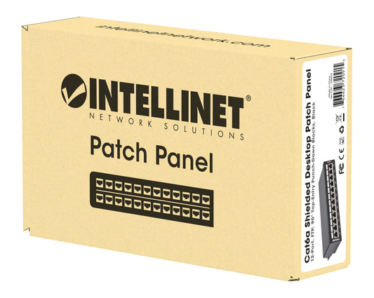 Cat6a 10G Shielded 12-Port Desktop Patch Panel Packaging Image 2