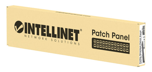 Cat6a 10G Shielded 24-Port Patch Panel, 0.5U Packaging Image 2
