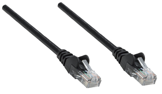 Cat6 U/UTP Network Patch Cable, 0.25 m (1 ft.), Black Image 2
