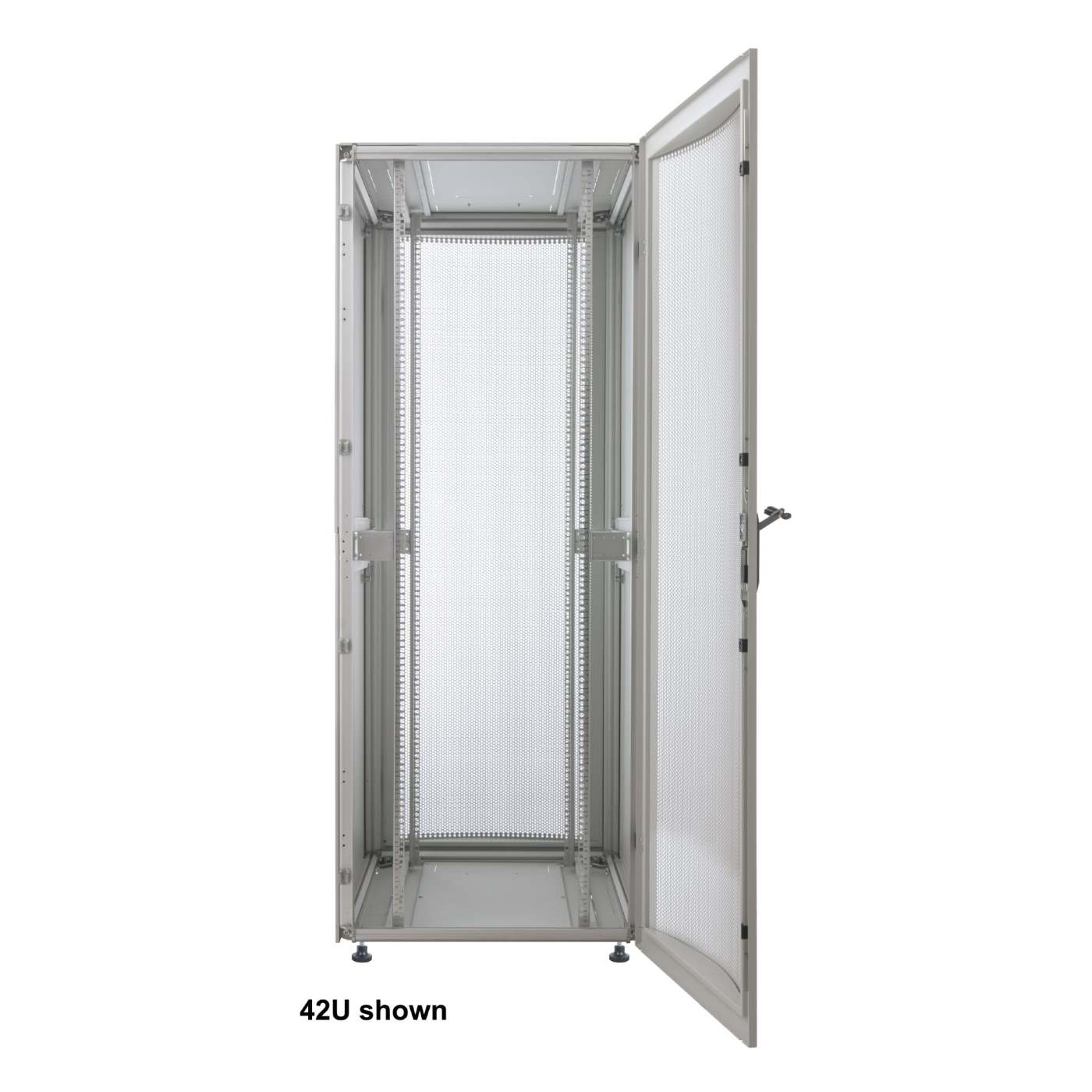 Premium 19" Server Cabinet, 26U, 1000 (D) x 600 (W) x 1322 (H) mm, Gray Image 4
