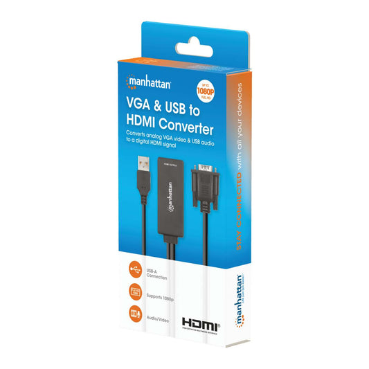 VGA and USB to HDMI Converter Packaging Image 2