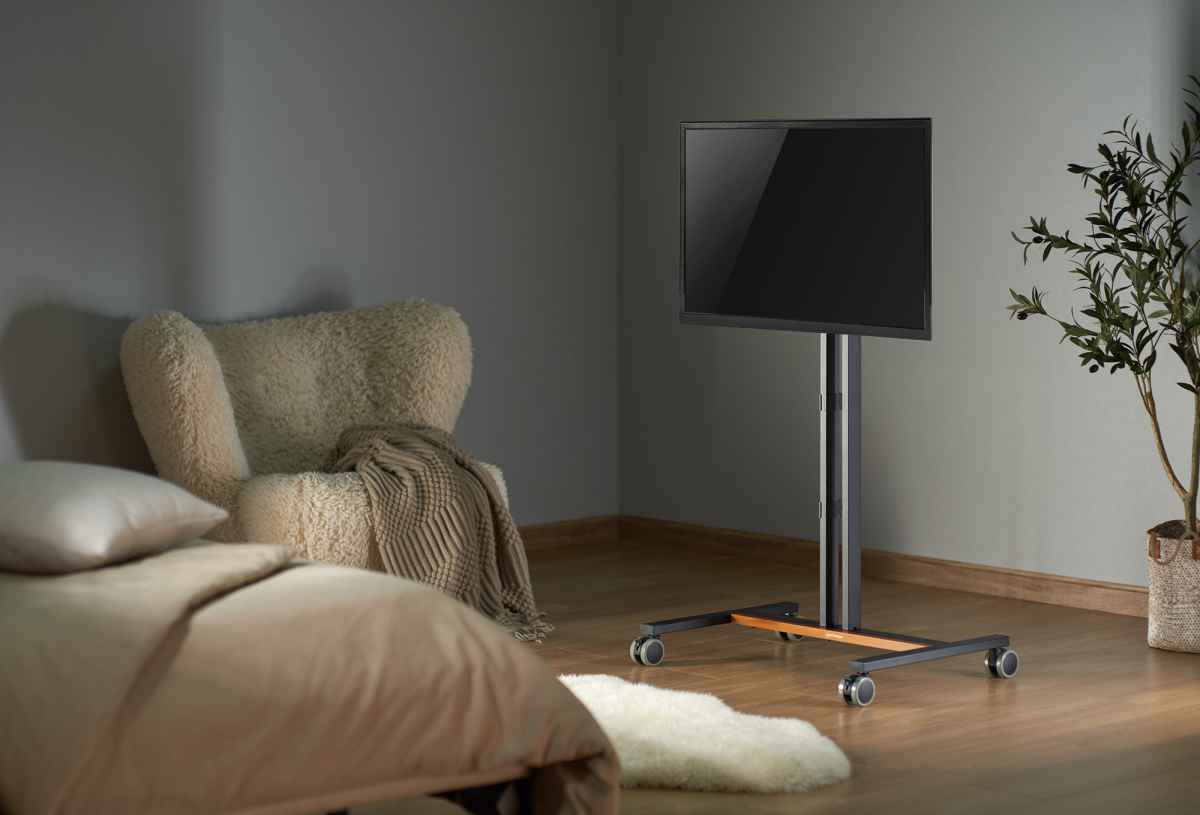 Compact Height-Adjustable TV Cart / Stand Image 11