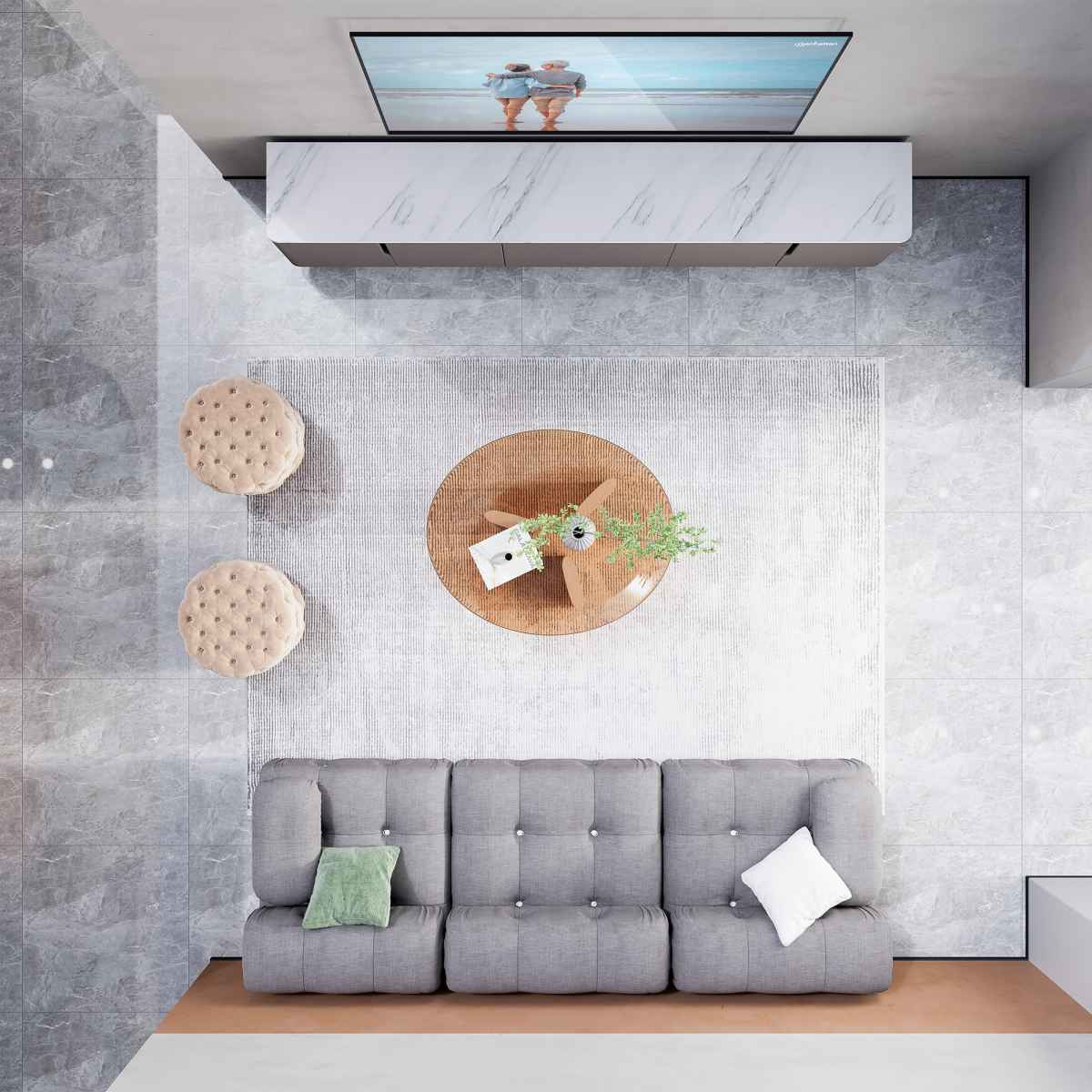 Low-Profile Tilting TV Wall Mount Image 14