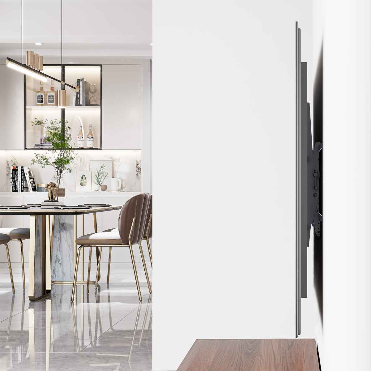 Low-Profile Tilting TV Wall Mount Image 13