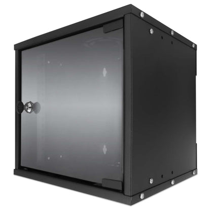 10" Wallmount Cabinet, 6U, 300 mm (11.8 in.) Depth, Black Image 1