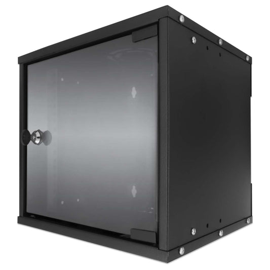 10" Wallmount Cabinet, 6U, 300 mm (11.8 in.) Depth, Black Image 1