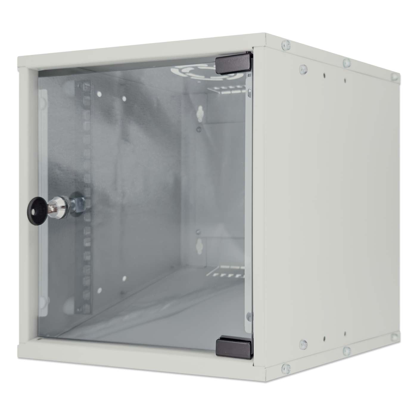 10" Wallmount Cabinet, 6U, 300 mm (11.8 in.) Depth, Gray Image 1