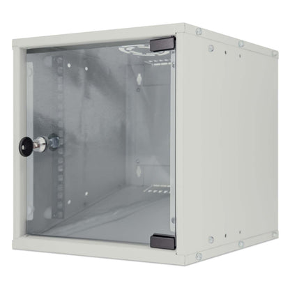10" Wallmount Cabinet, 6U, 300 mm (11.8 in.) Depth, Gray Image 1