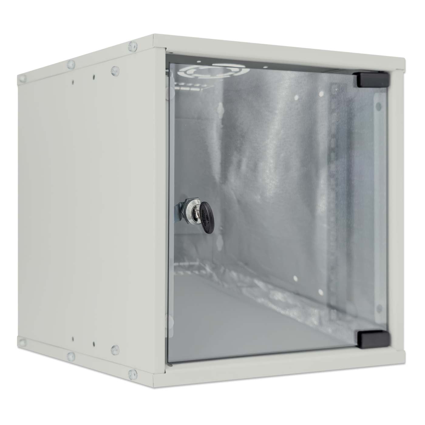 10" Wallmount Cabinet, 6U, 300 mm (11.8 in.) Depth, Gray Image 2
