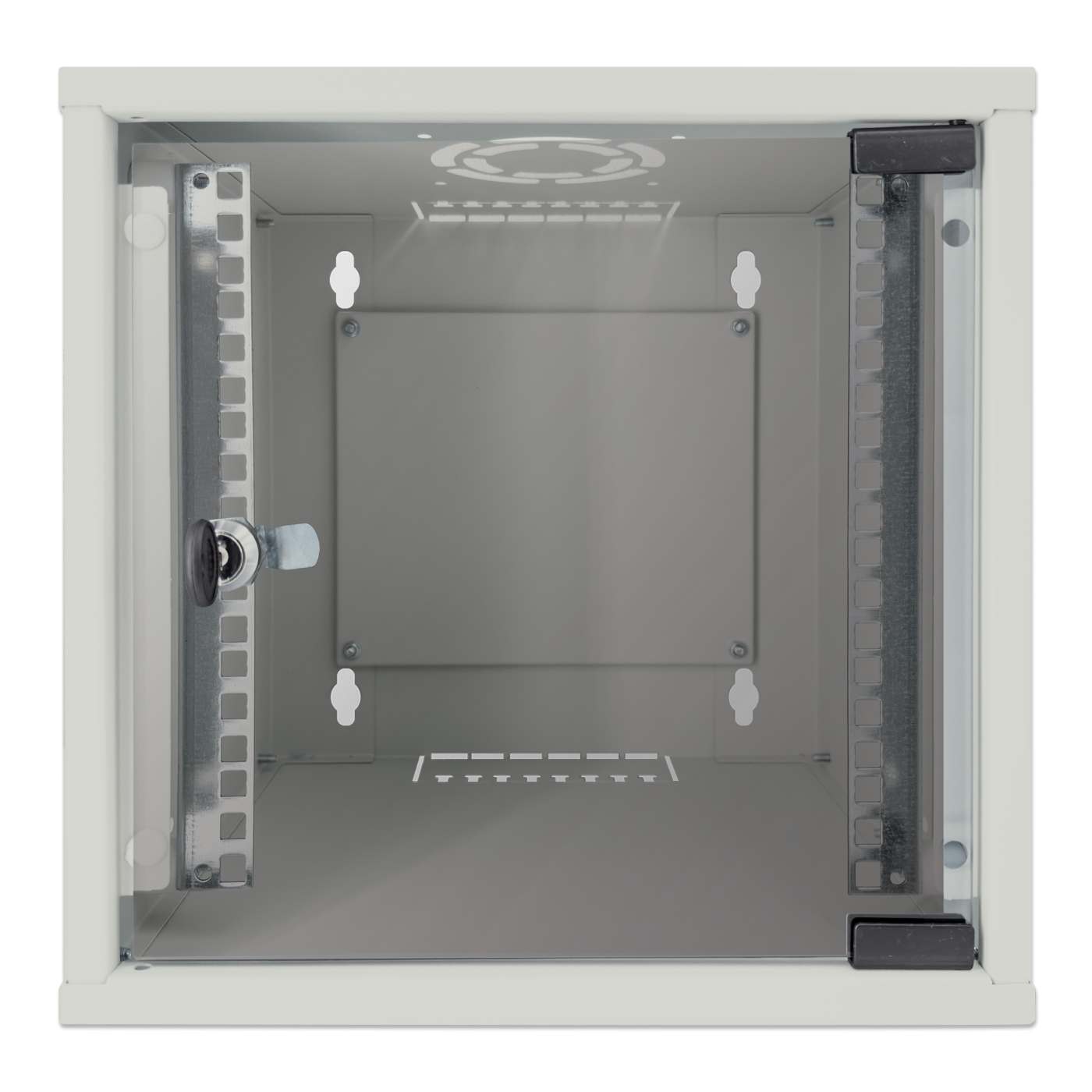 10" Wallmount Cabinet, 6U, 300 mm (11.8 in.) Depth, Gray Image 3