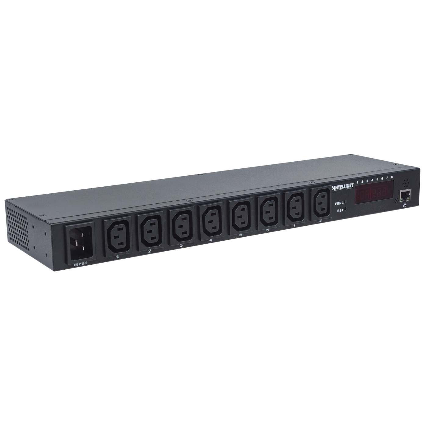 19" 1U Intelligent 8-Port PDU Image 2