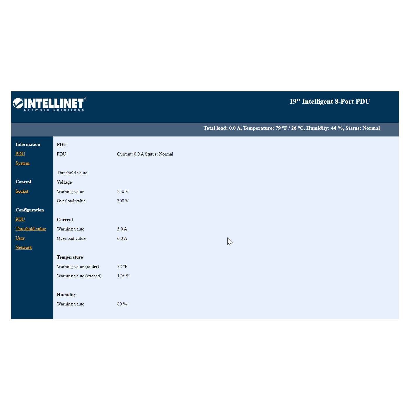 19" 1U Intelligent 8-Port PDU Image 7