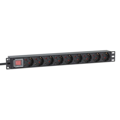 19" 1U Rackmount 9-Output Power Distribution Unit (PDU) Image 3