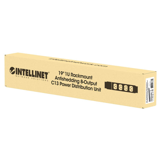 19" 1U Rackmount Anti-Shedding 8-Output C13 Power Distribution Unit (PDU) Packaging Image 2