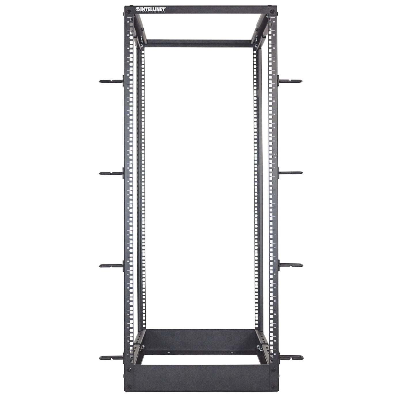 19" 4-Post Open Frame Rack, 26U Image 3