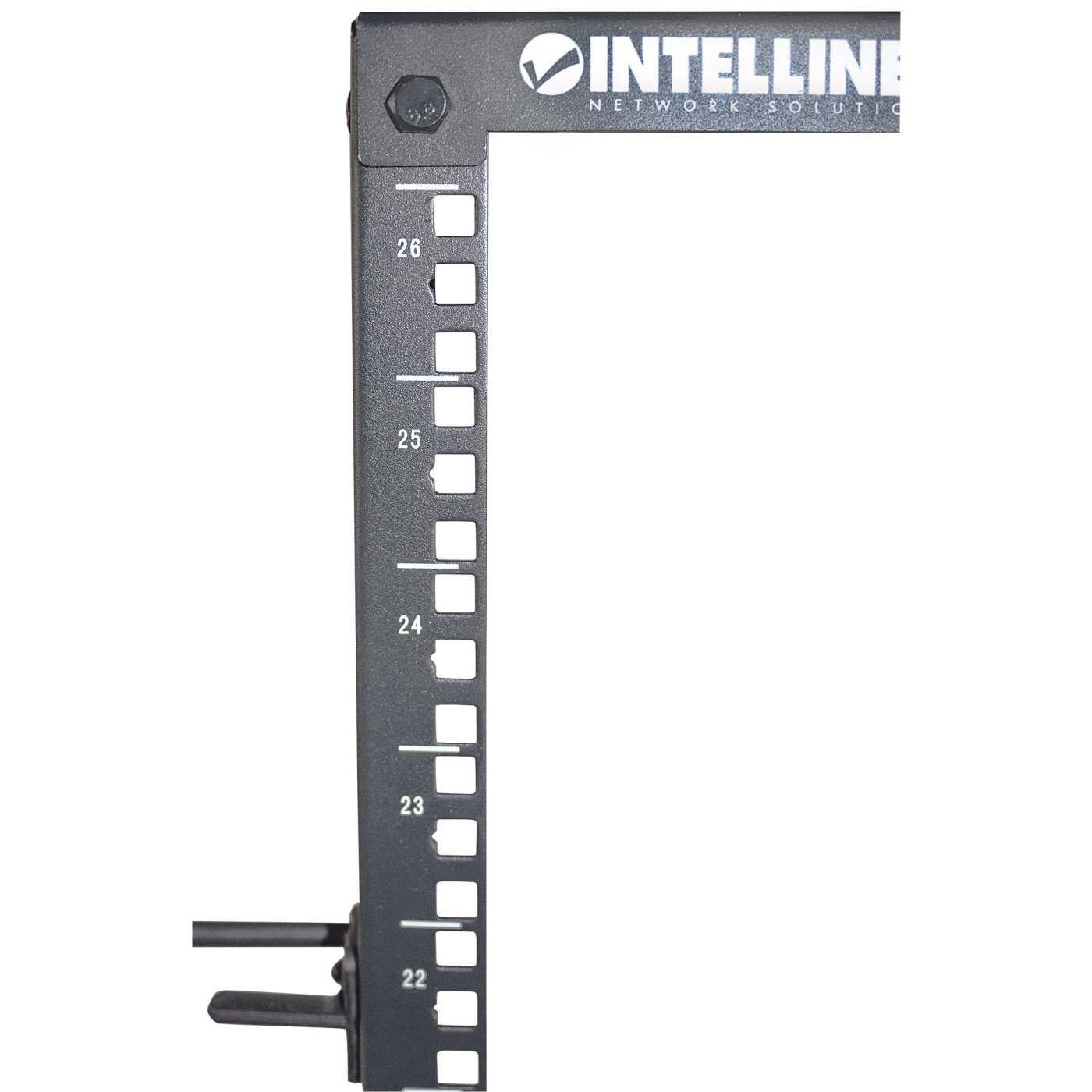 19" 4-Post Open Frame Rack, 26U Image 9