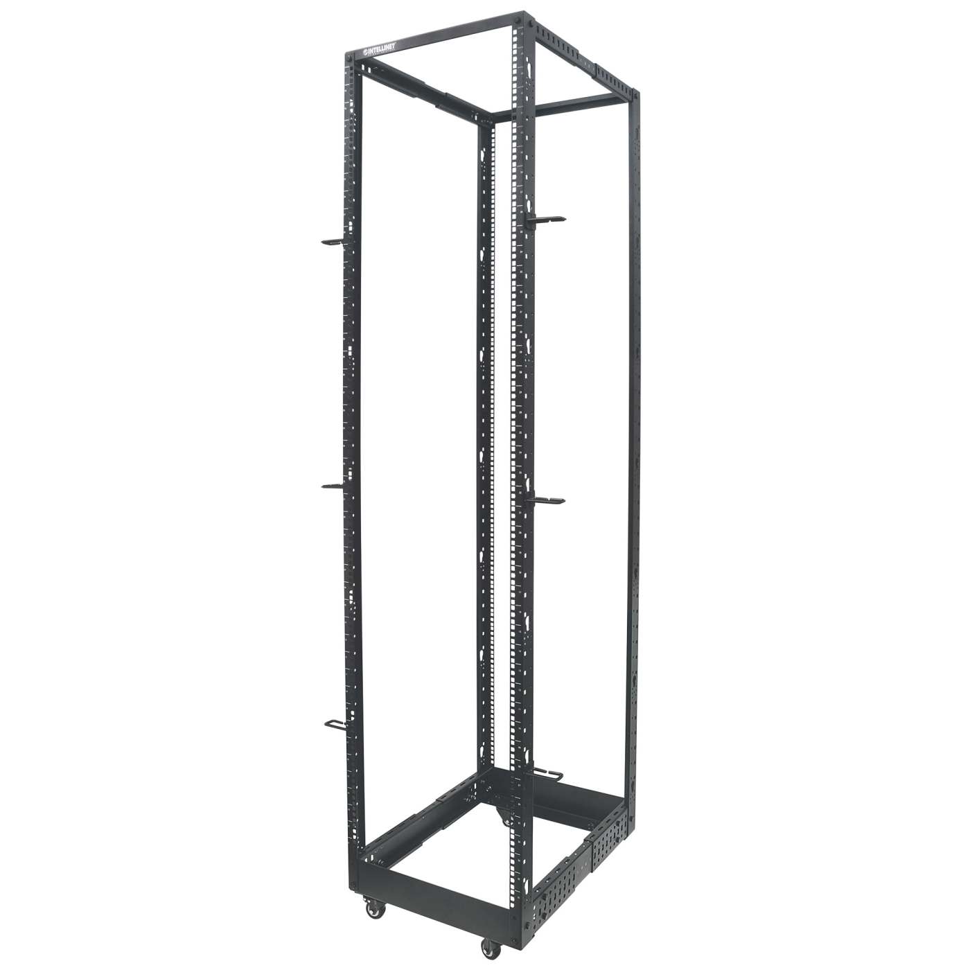 19" 4-Post Open Frame Rack, 45U Image 1