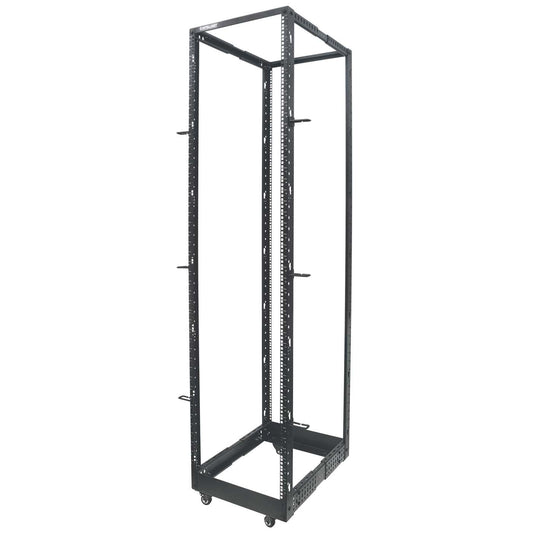 19" 4-Post Open Frame Rack, 45U Image 1