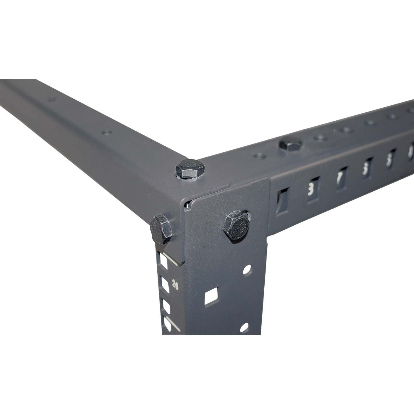 19" 4-Post Open Frame Rack, 48U Image 7