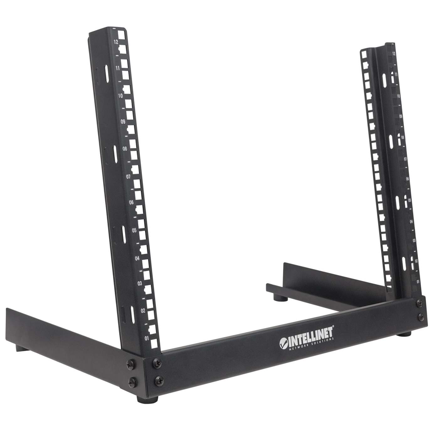 19" Desktop Open Frame Rack, 12U Image 2