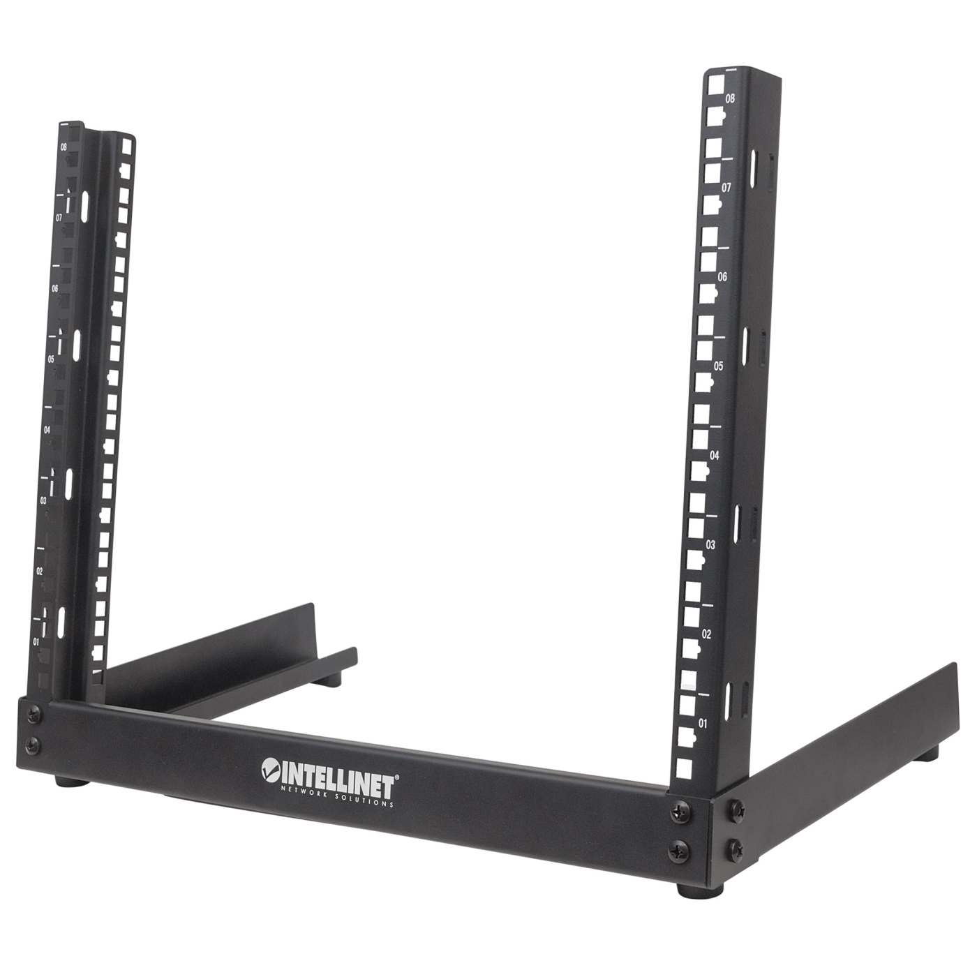 19" Desktop Open Frame Rack, 8U Image 1