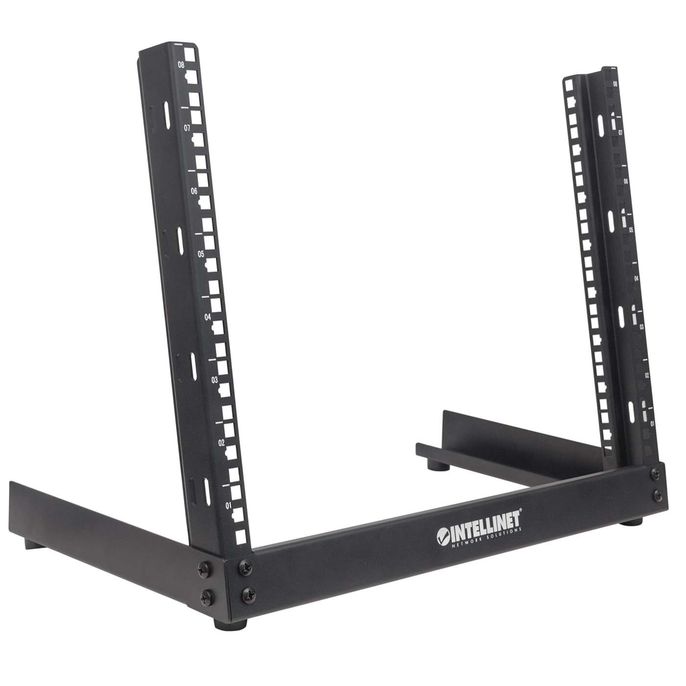 19" Desktop Open Frame Rack, 8U Image 2