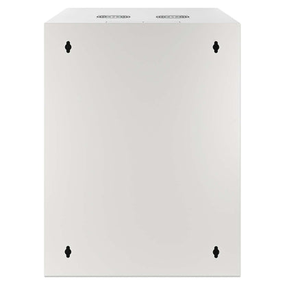 19" Double Section Wallmount Cabinet, 15U, 550 mm (21.7 in.) Depth, Gray Image 4