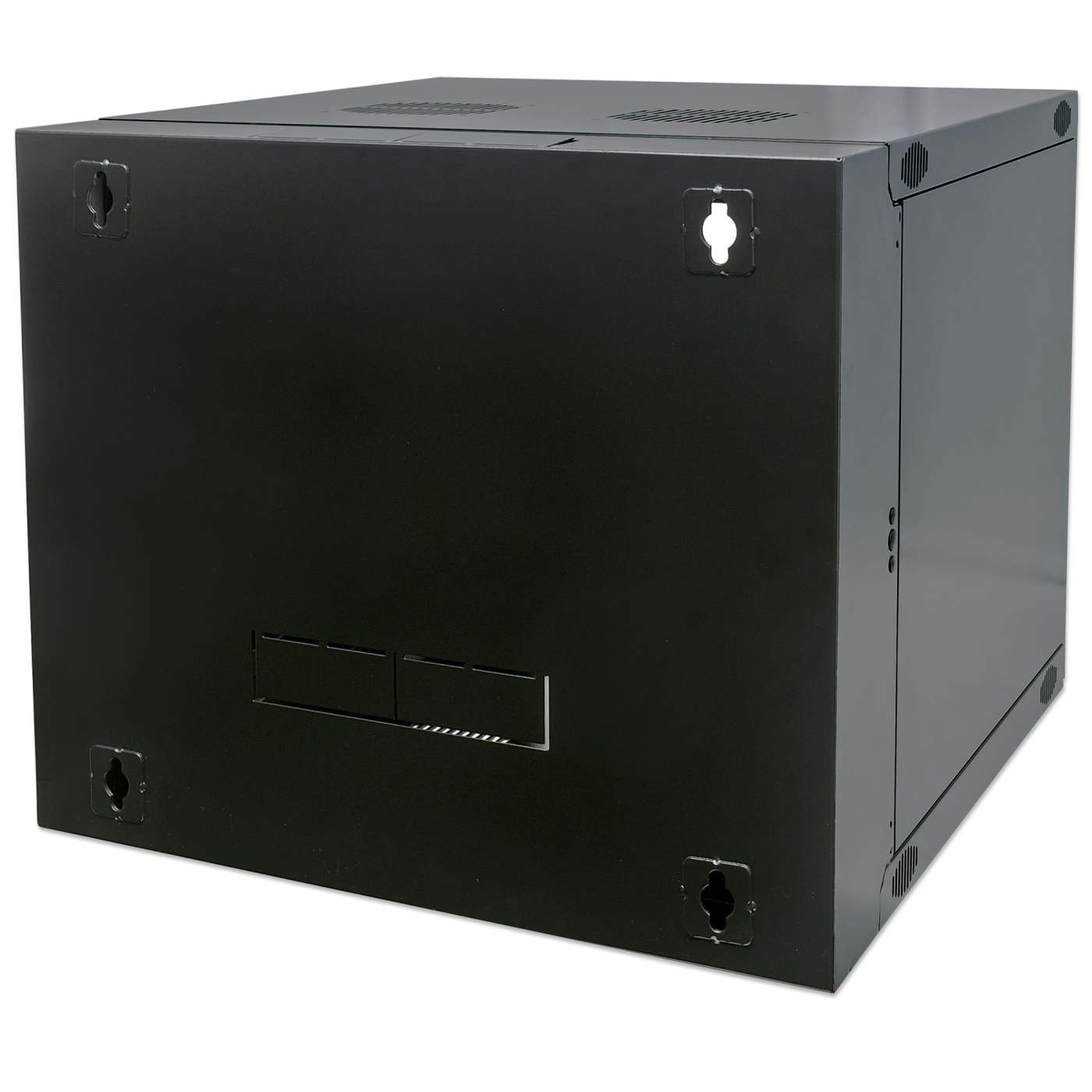 19" Double Section Wallmount Cabinet, 9U, 450 mm (17.7 in.) Depth, Black Image 5