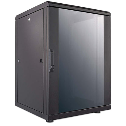19" Network Cabinet, 16U, 600 (D) x 600 (W) x 878 (H) mm, Black Image 2