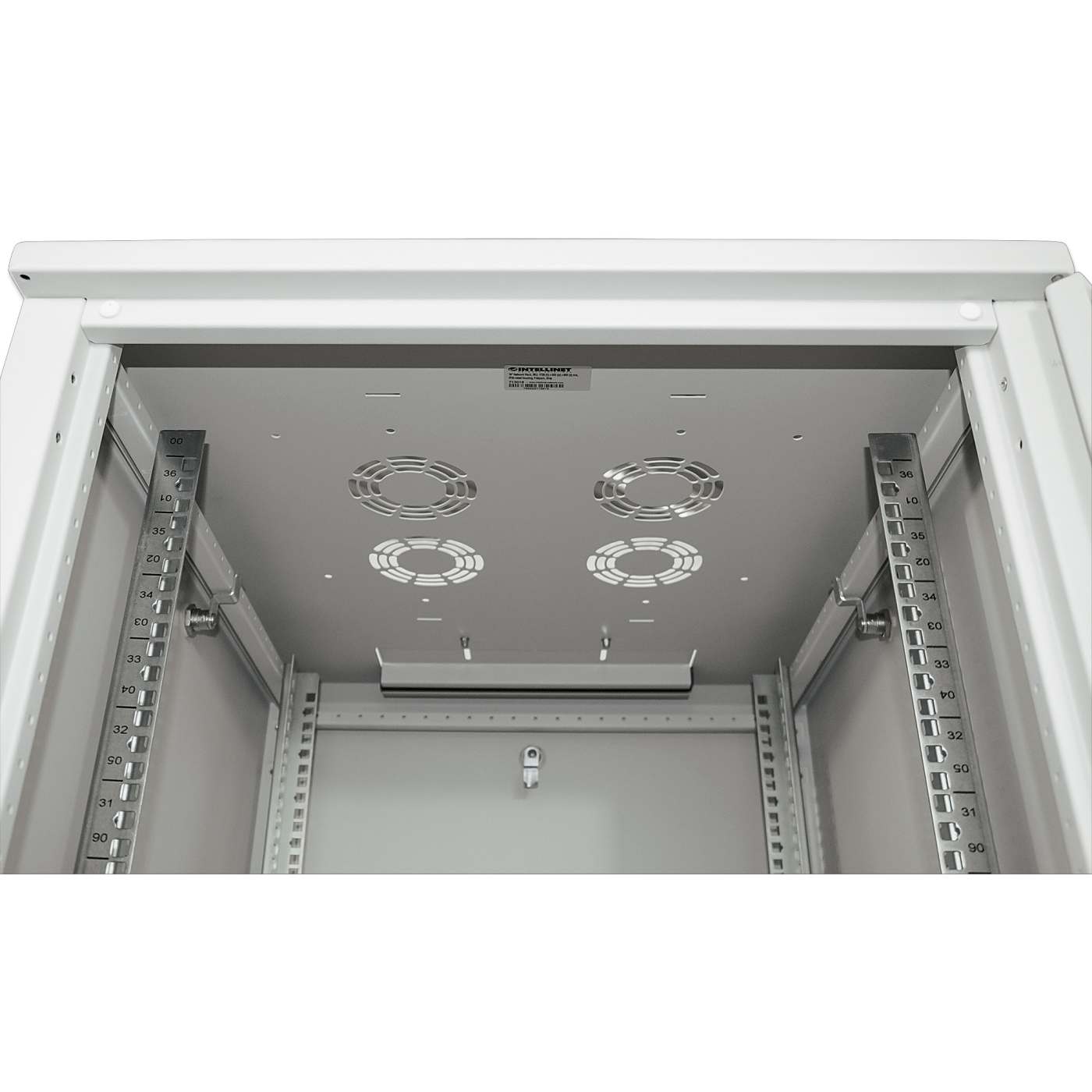 19" Network Cabinet, 32U, 600 (D) x 600 (W) x 1588 (H) mm, Gray Image 6