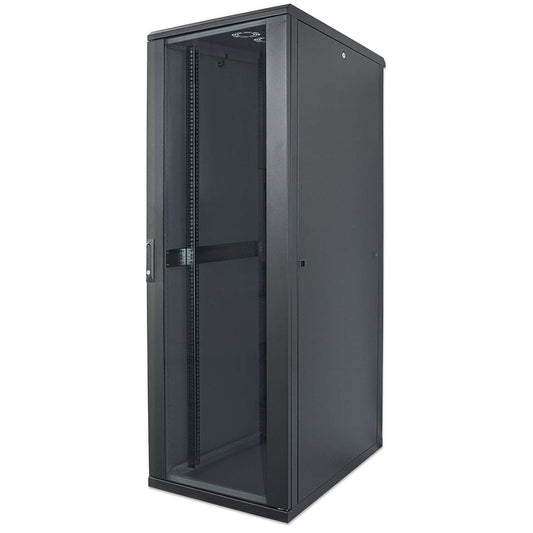 19" Network Cabinet, 42U, 800 (D) x 600 (W) x 2033 (H) mm, Black Image 1