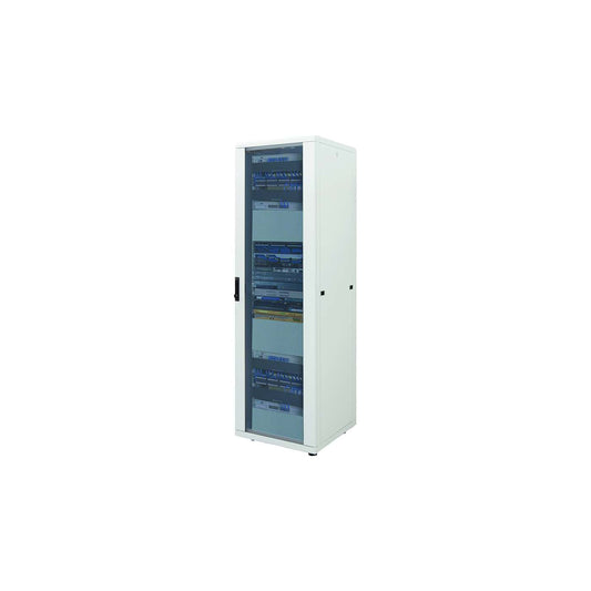 19" Network Cabinet, 42U, 800 (D) x 800 (W) x 2033 (H) mm, Gray Image 1