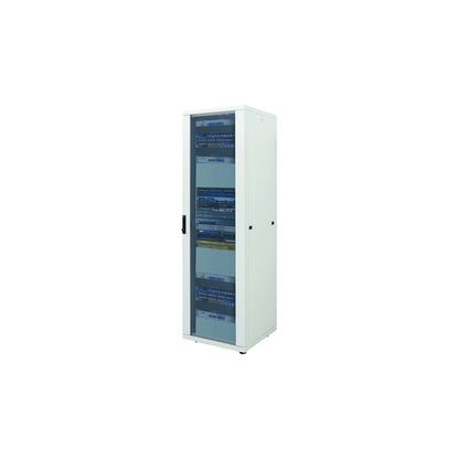 19" Network Cabinet, 42U, 800 (D) x 800 (W) x 2033 (H) mm, Gray Image 1