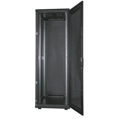 19" Server Cabinet, 42U, 1000 (D) x 600 (W) x 2033 (H) mm, Black Image 5