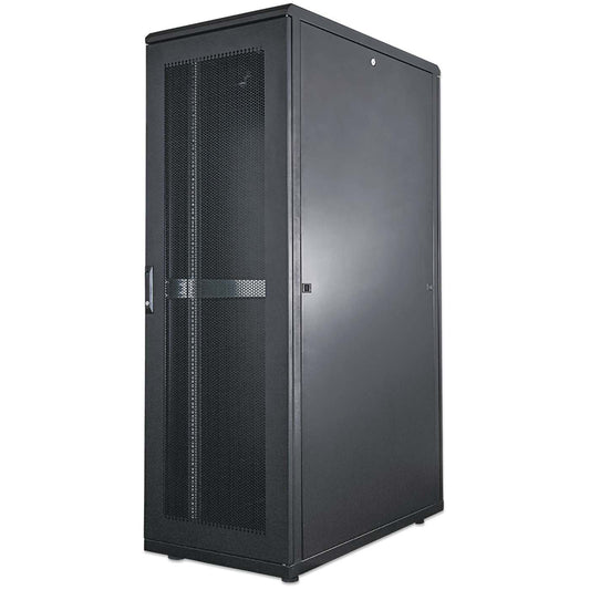 19" Server Cabinet, 42U, 1000 (D) x 600 (W) x 2033 (H) mm, Black Image 1