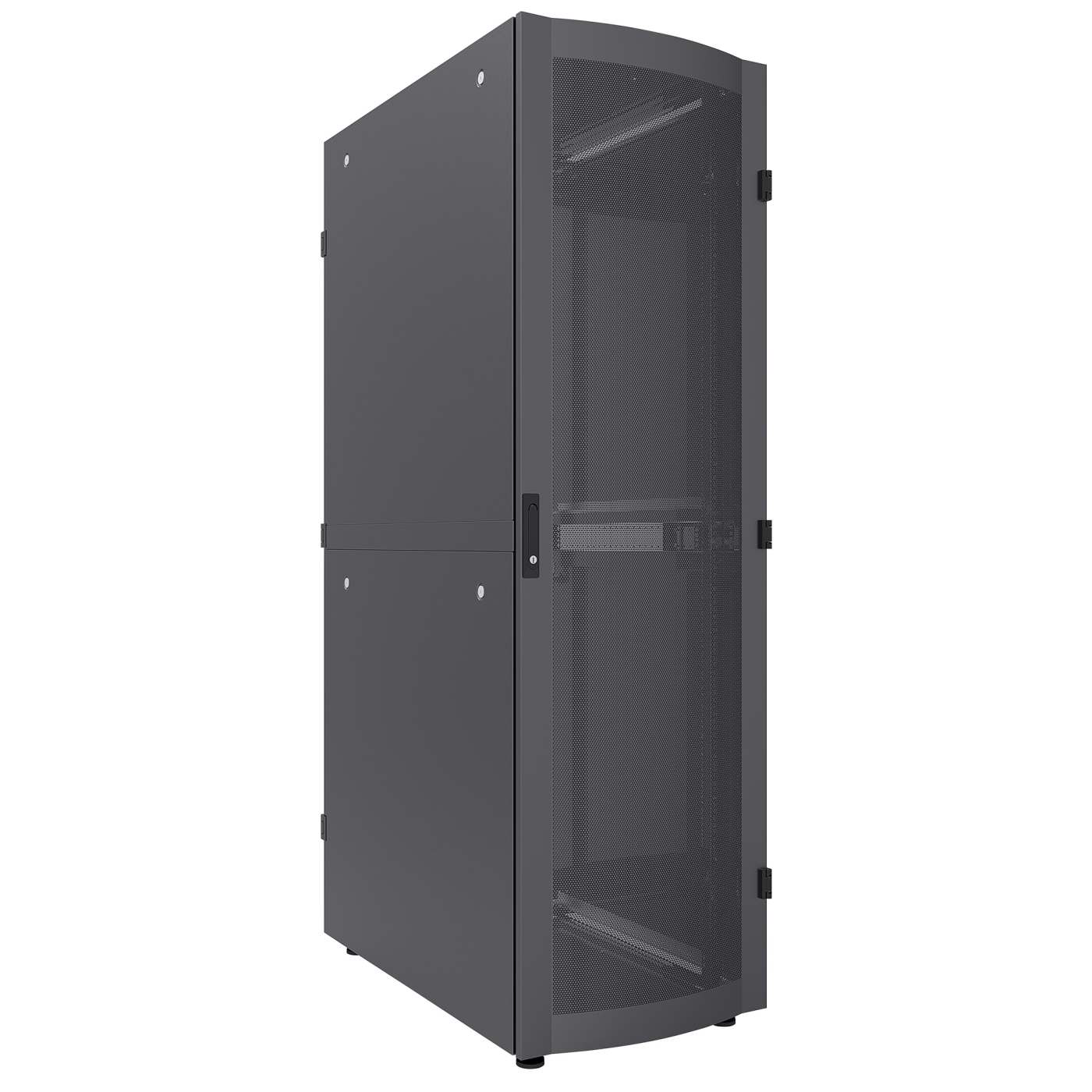 19" Server Cabinet, 42U, 1200 (D) x 600 (W) x 2057 (H) mm, Black Image 2