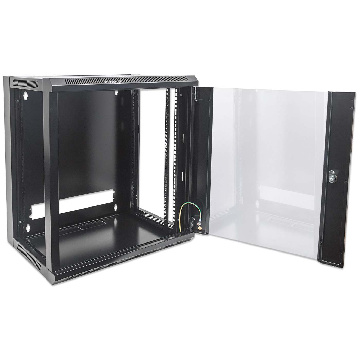 19" Wallmount Cabinet, 12U, 450 mm (17.7 in.) Depth, Black Image 7
