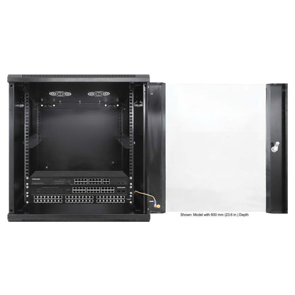 19" Wallmount Cabinet, 12U, 450 mm (17.7 in.) Depth, Black Image 7