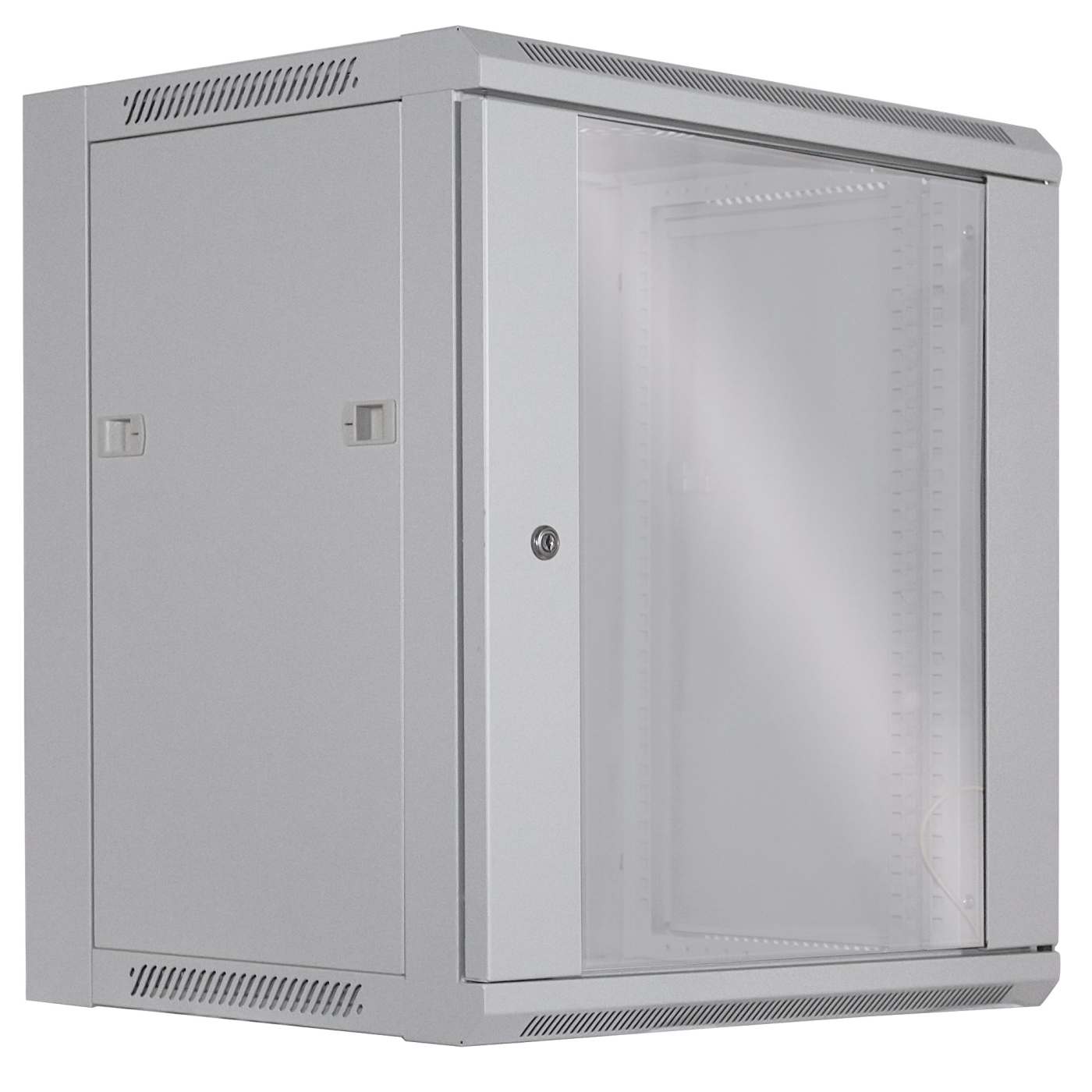 19" Wallmount Cabinet, 12U, 450 mm (17.7 in.) Depth, Gray Image 3