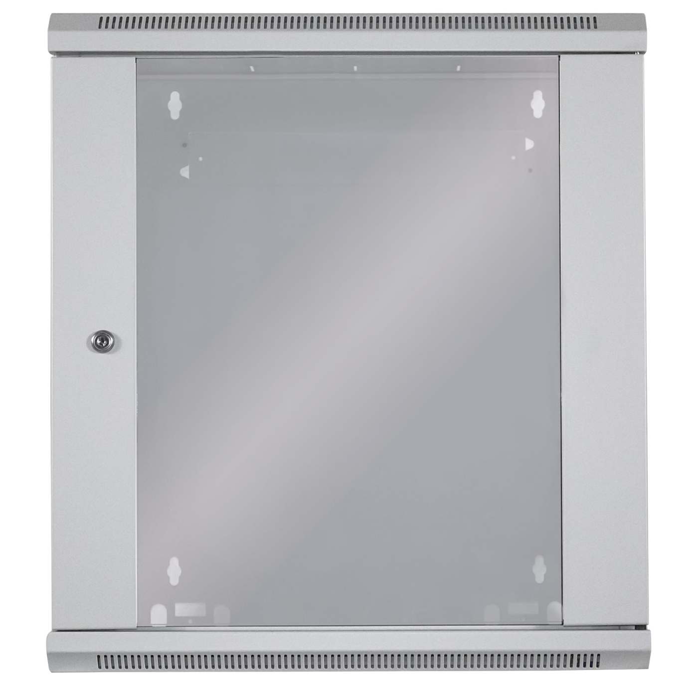 19" Wallmount Cabinet, 12U, 450 mm (17.7 in.) Depth, Gray Image 4