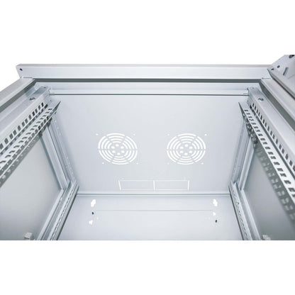 19" Wallmount Cabinet, 12U, 450 mm (17.7 in.) Depth, Gray Image 7