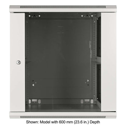 19" Wallmount Cabinet, 12U, 450 mm (17.7 in.) Depth, Gray Image 3