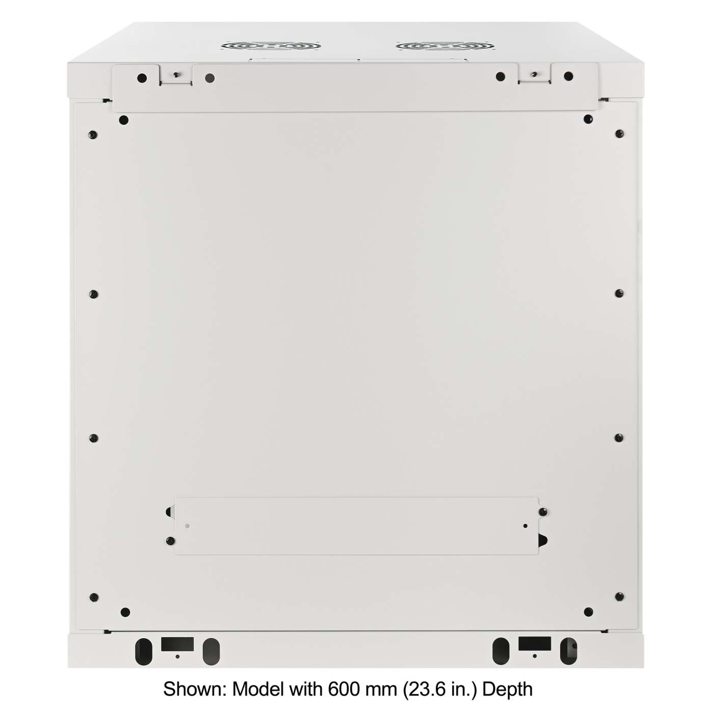 19" Wallmount Cabinet, 12U, 450 mm (17.7 in.) Depth, Gray Image 4