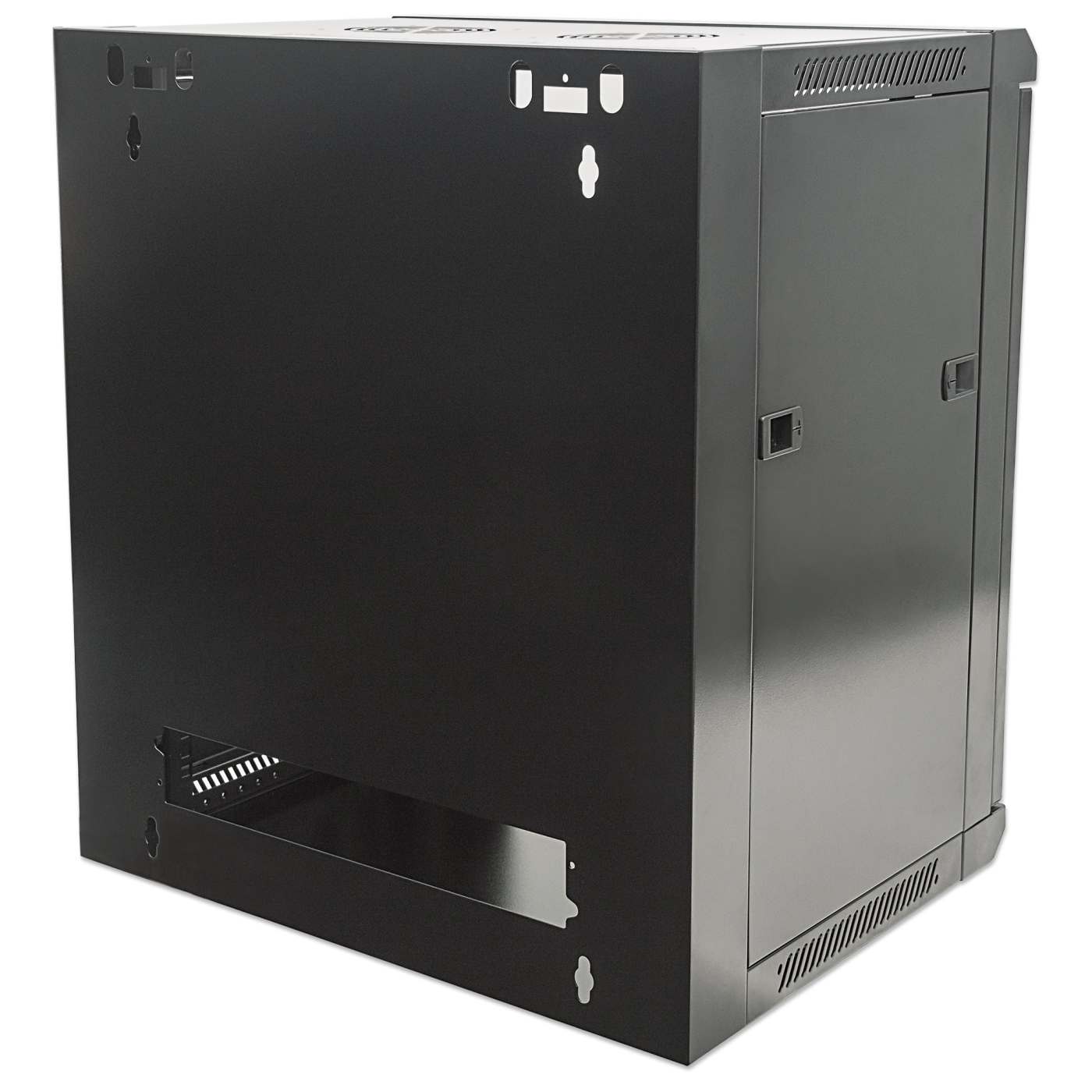 19" Wallmount Cabinet, 12U, 600 mm (23.6 in.) Depth, Black Image 6
