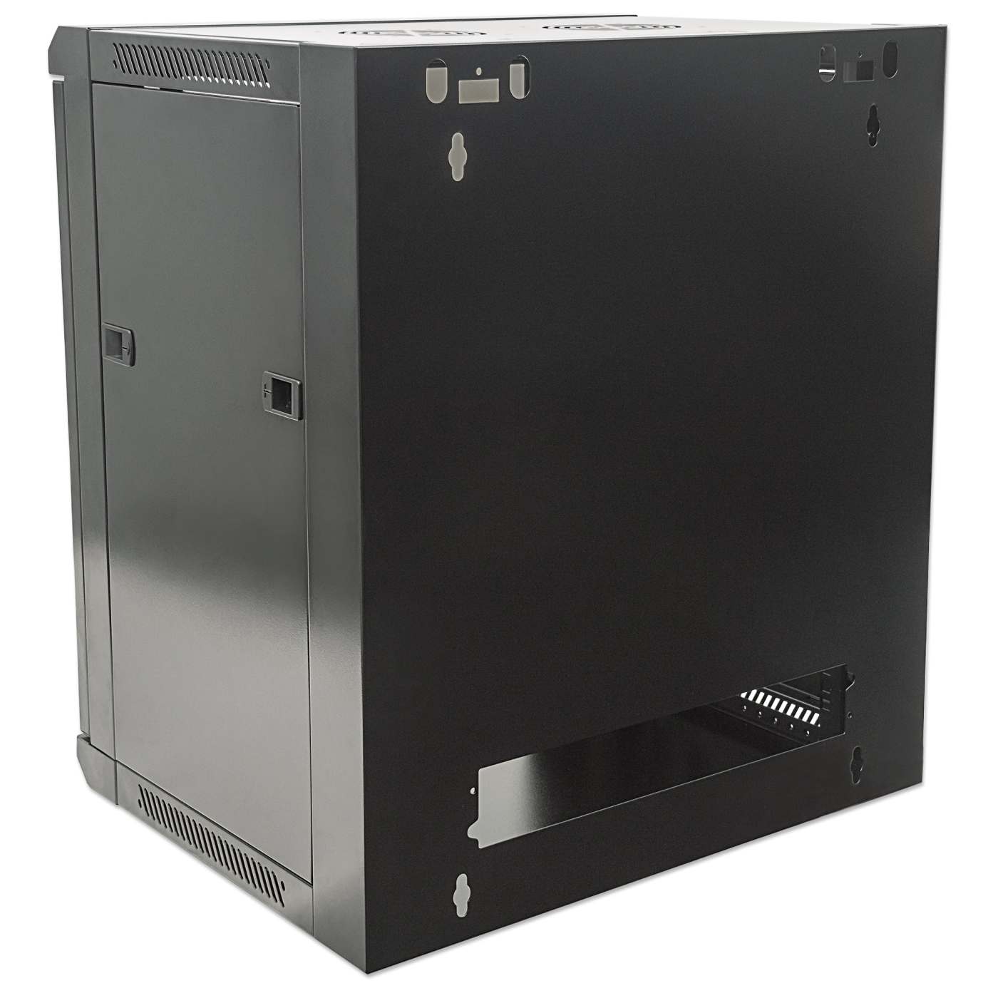 19" Wallmount Cabinet, 12U, 600 mm (23.6 in.) Depth, Black Image 7