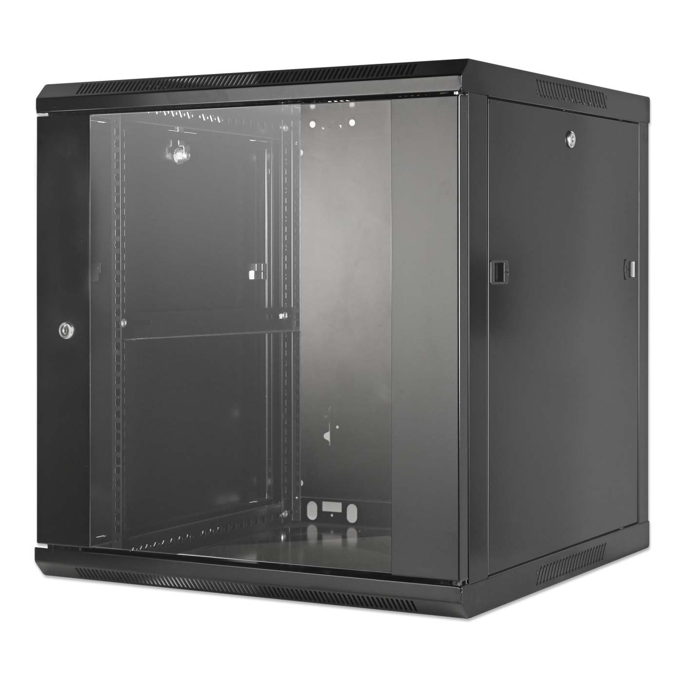 19" Wallmount Cabinet, 12U, 600 mm (23.6 in.) Depth, Black Image 1