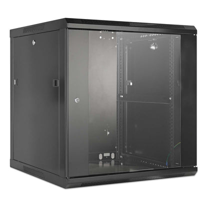19" Wallmount Cabinet, 12U, 600 mm (23.6 in.) Depth, Black Image 2