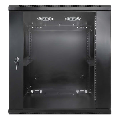 19" Wallmount Cabinet, 12U, 600 mm (23.6 in.) Depth, Black Image 3
