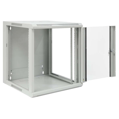 19" Wallmount Cabinet, 12U, 600 mm (23.6 in.) Depth, Gray Image 8